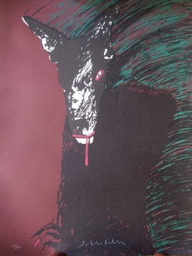 Fritz Scholder - Portrait of a Werewolf - Limited Edition Lithograph