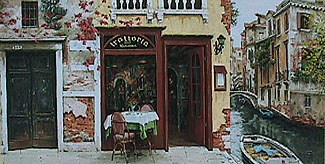 Viktor Shvaiko - Trattoria Alla Madonna - Limited Edition Enhanced Canvas