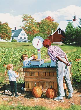 Tom Sierak - Weighing In - Limited Edition Lithograph 