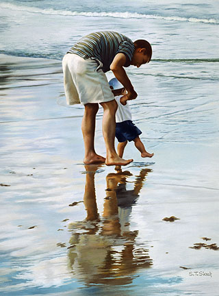 Tom Sierak - Two Stepping - Limited Edition Lithograph 