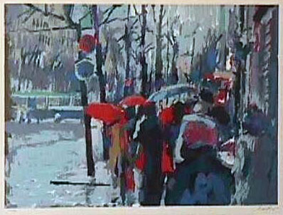 Nicola Simbari - Paris At Six O'clock - Dawn - Limited Edition Serigraph