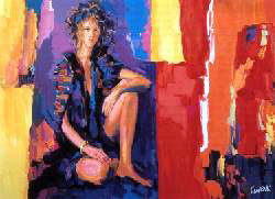 Nicola Simbari - Racquel - Limited Edition Serigraph on Canvas
