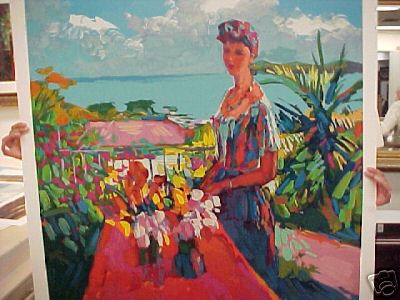 Nicola Simbari - Veranda - Limited Edition Serigraph