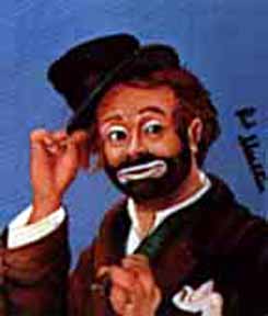 Herndon Fine Art offers authenticated Red Skelton fine art, including rare hand-signed limited edition canvas giclées, clown portrait oil paintings, and collector lithographs.