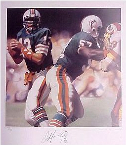 Daniel M. Smith - Dan Marino Top Gun - Limited Edition Offset Lithograph