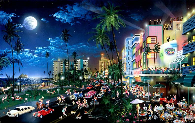 Alexander Chen - South Beach - Limited Edition Giclee