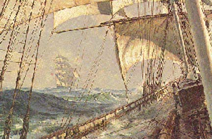 John Stobart - Deck's Awash - Limited Edition Lithograph