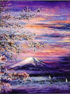 Brett Livingstone Strong - Mt. Fuji - Limited Edition Serigraph