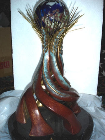Brett Livingstone Strong - World Friendship Monument - Limited Edition Bronze Sculpture
