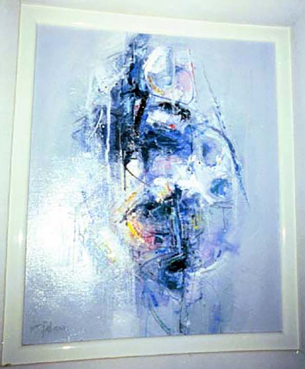 Seikichi Takara - Pink Embryo - Original Painting - Oil