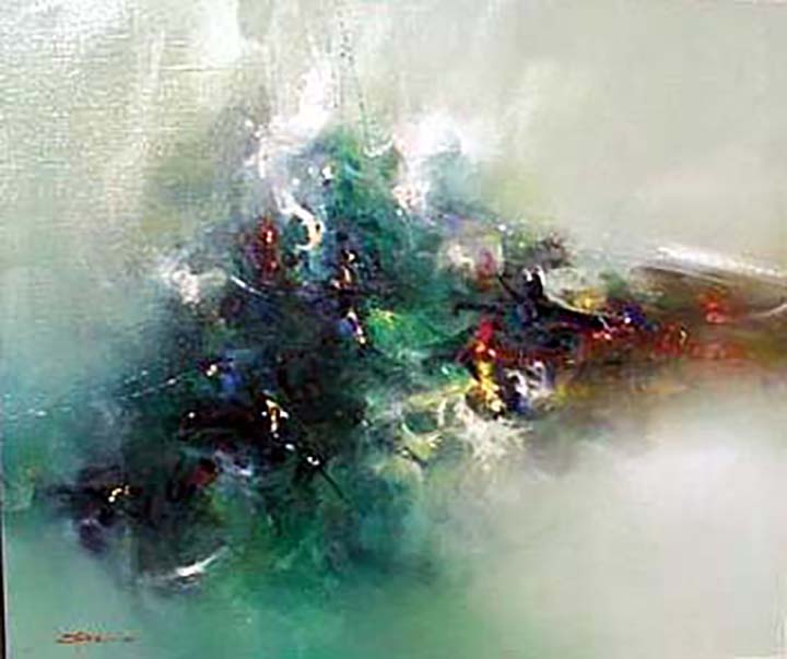 Seikichi Takara - Spring Shadows - Original Painting - Oil