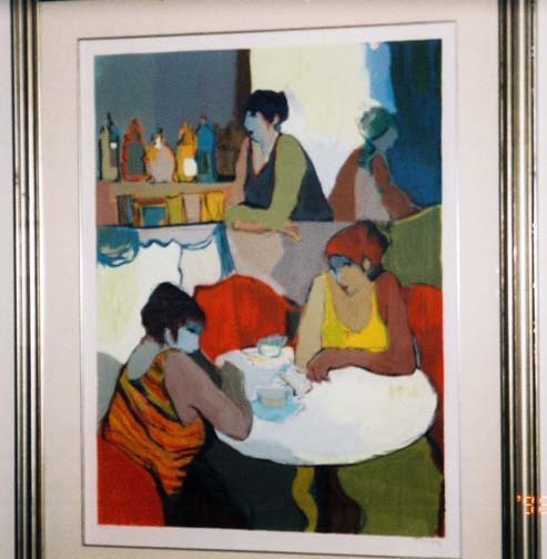 Itzchak Tarkay - Outdoor Cafe - Limited Edition Serigraph