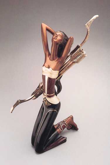 Shao Kuang Ting - Huntress - Limited Edition Bronze Sculpture