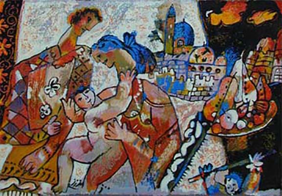 Theo Tobiasse - Jerusalem - Limited Edition Terragraph