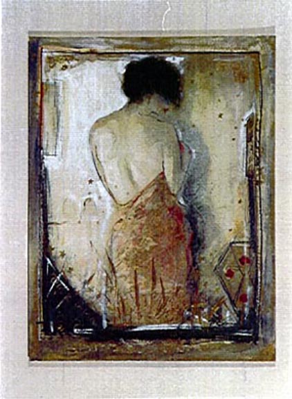 Janet Treby - Back View #117 - Original Painting - Acrylic on Panel