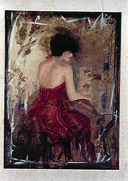 Janet Treby - The Cellist #141 - Original Painting - Acrylic on Panel