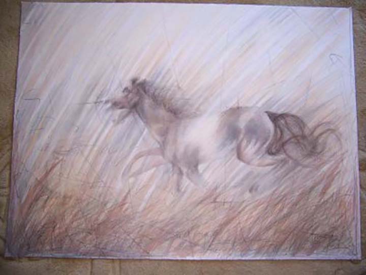 Janet Treby - Wild Horses II - Limited Edition Lithograph