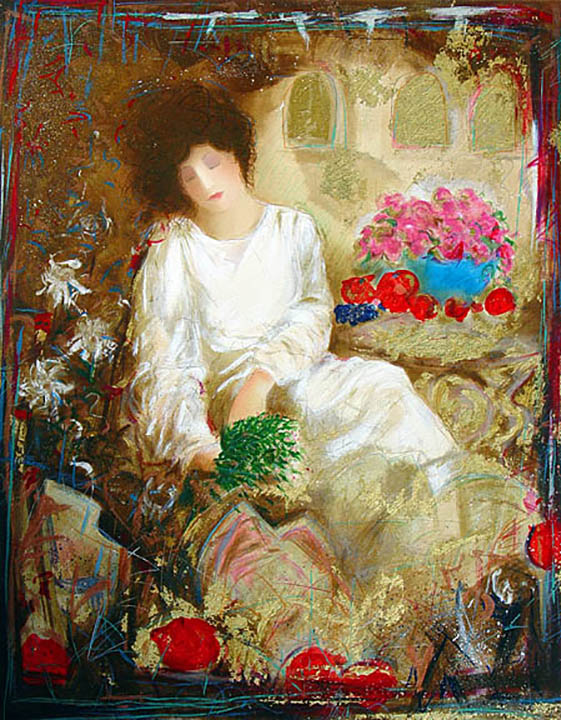 Janet Treby - Wild Thyme - Limited Edition Serigraph