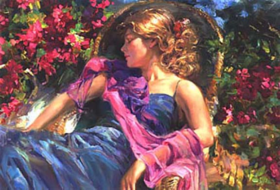 Vladimir Volegov - Sun-Drenched Garden - Limited Edition Giclee on Canvas