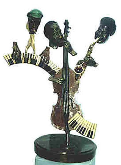 Paul Wegner - Close Enough For Jazz - Limited Edition Bronze Sculpture