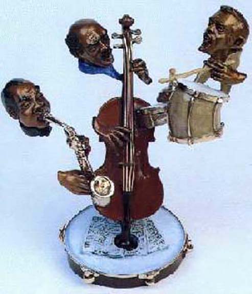 Paul Wegner - Land Of Jazz - Limited Edition Bronze Sculpture
