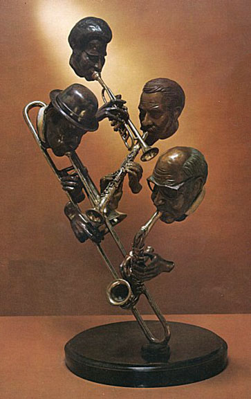 Paul Wegner - New Orleans Style - Limited Edition Bronze Sculpture