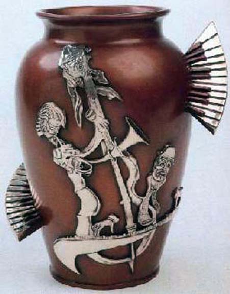 Paul Wegner - Pot 'O Jazz - Limited Edition Bronze Sculpture