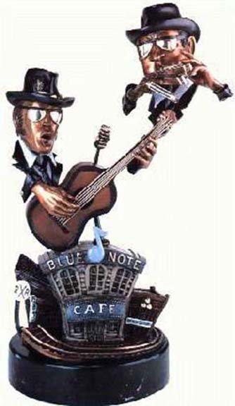 Paul Wegner - Roadhouse Blues - Limited Edition Bronze Sculpture
