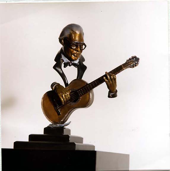 Paul Wegner - The Master (Andre Segovia) - Limited Edition Bronze Sculpture