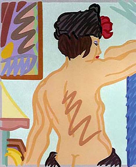 Tom Wesselmann - Judy With Black Hat - Limited Edition Silkscreen