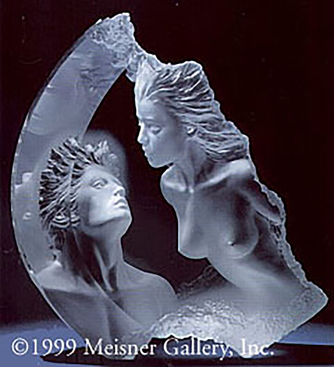 Michael Wilkinson - Moonscape I Terra Luna - Limited Edition Acrylic Sculpture