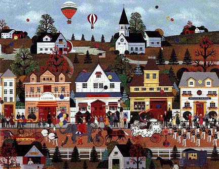 Jane Wooster Scott - Greatest Show on Earth - Limited Edition Serigraph