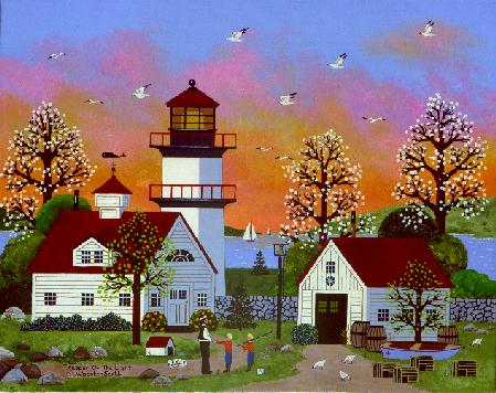 Jane Wooster Scott - Keeper of the Light - Limited Edition Lithograph