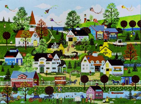 Jane Wooster Scott - On a Summer Wind - Limited Edition Serigraph