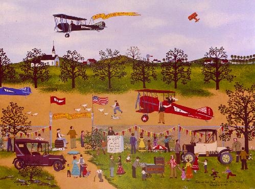 Jane Wooster Scott - Someone Get Those Chickens Off the Runway - Limited Edition Serigraph