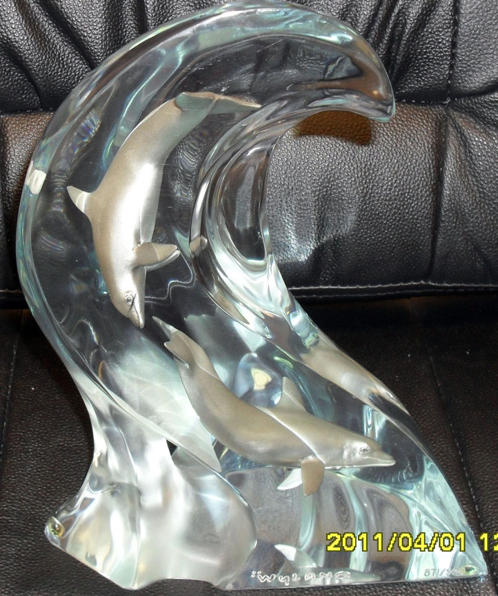 Wyland - Making The Wave - Limited Edition Lucite Sculpture