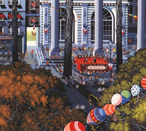 Hiro Yamagata - Concert in the City - Limited Edition Serigraph