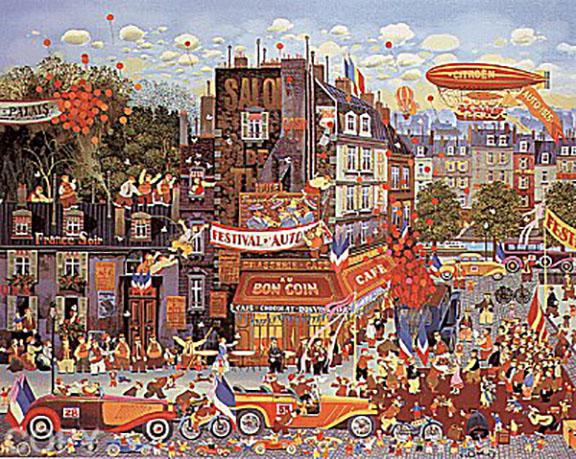 Hiro Yamagata - Festival D'auto - Limited Edition Serigraph