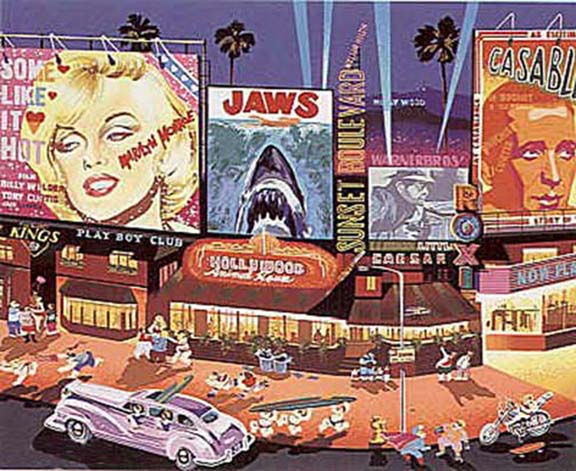 Hiro Yamagata - Los Angeles - Limited Edition Serigraph