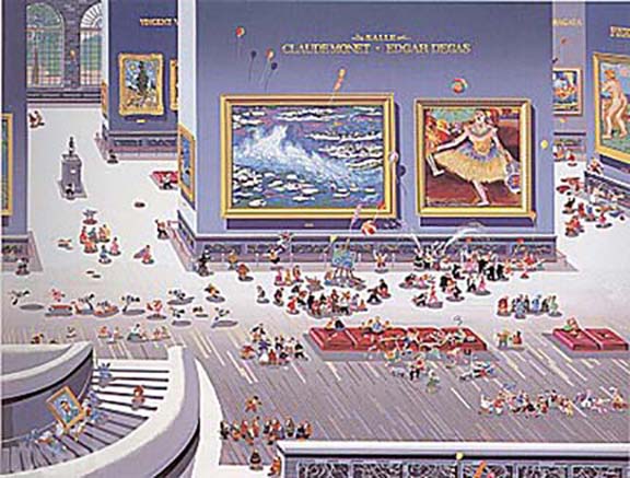 Hiro Yamagata - Museum - Limited Edition Serigraph