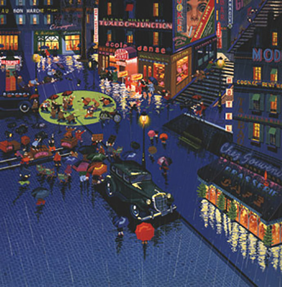 Hiro Yamagata - Robbers I and II - Limited Edition Serigraph