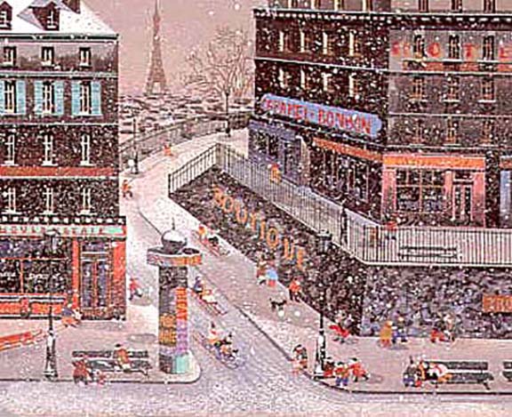 Hiro Yamagata - The Hill - Limited Edition Serigraph
