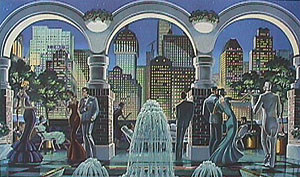 Michael Young - Skyline - Limited Edition Serigraph