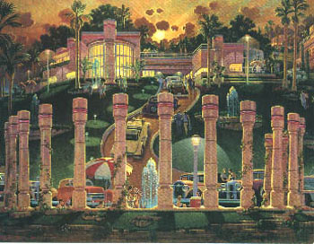 Michael Young - Sunset Splash - Limited Edition Serigraph
