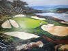 mark king original painting oil on canvas cypress point #15