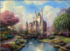 thomas kinkade A New Day at the Cinderella Castle