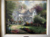 kinkade Original Painting Oil on Panel Home is Where The Heart is II