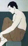 nagel Seated Man