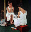 norman rockwell Girl at the Mirror