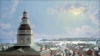 stobart ANNAPOLIS VIEW OVER THE STATE HOUSE 1860